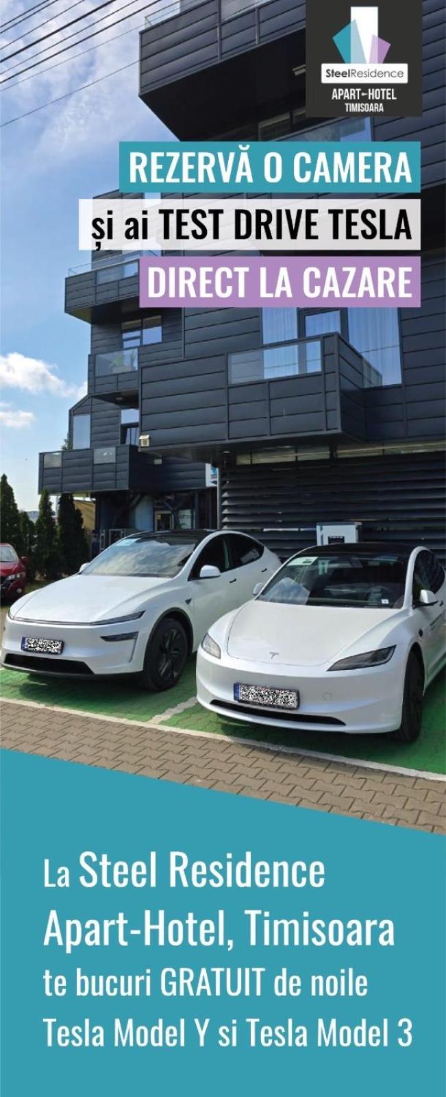 טימישוארה Apartments Steel Residence- Tesla Drive Experience מראה חיצוני תמונה