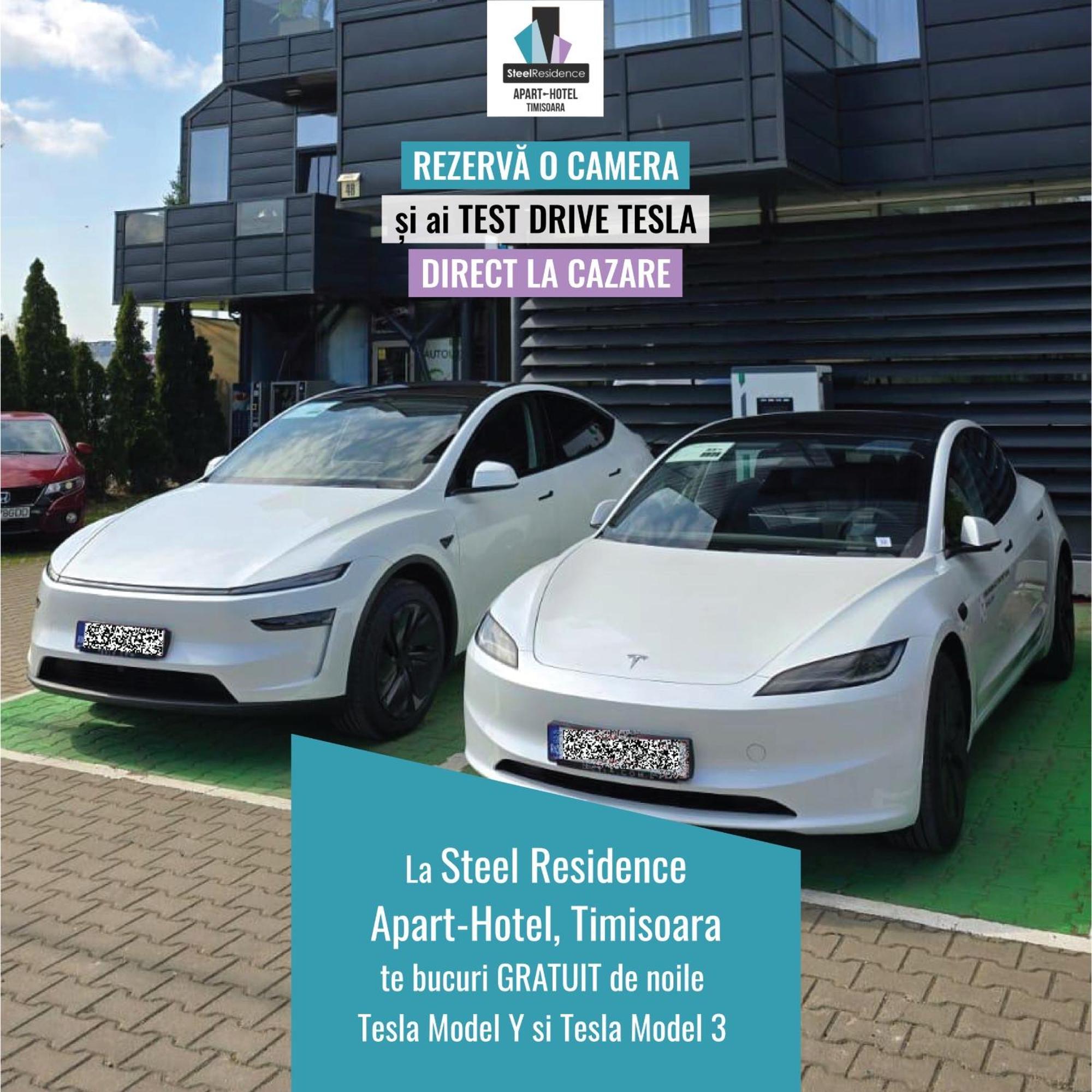 טימישוארה Apartments Steel Residence- Tesla Drive Experience מראה חיצוני תמונה